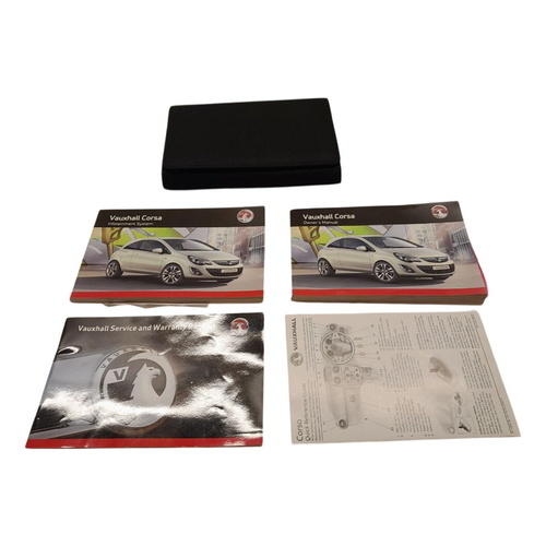 VAUXHALL CORSA OWNERS MANUAL D MK3 2011-2014
