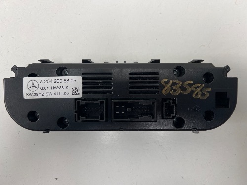 MERCEDES C CLASS HEATER CONTROL W204 S204 2011-2014 HEATER SWITCHES