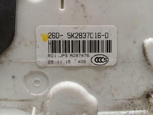 Volkswagen Polo 2016 6c Osf Drivers Front Right Door Lock 5k2837016d