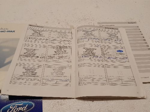 FORD FOCUS C-MAX C214 MK1 2005 OWNERS MANUAL