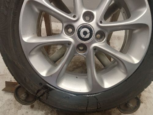 SMART FORFOUR WHEEL PASSION REAR SINGLE ALLOY WHEEL 185 60 15 5.5J